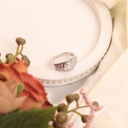 Elite Oval Diamond Men’s Ring