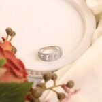 Diamond Circle Band Unisex Ring