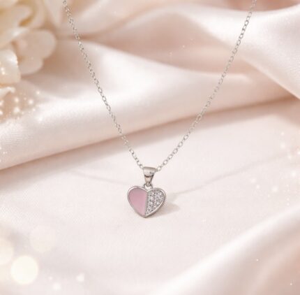 Blush Heart Necklace