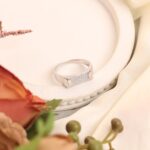 Pavé Bar Silver Ring