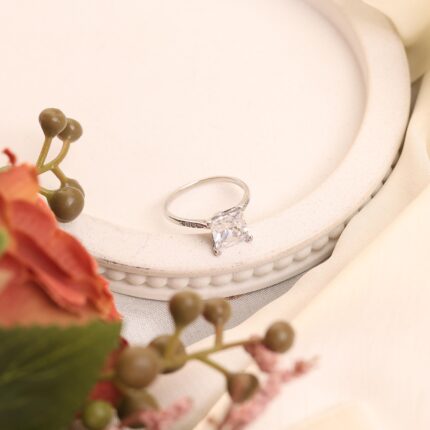 Princess Cut Solitaire Ring