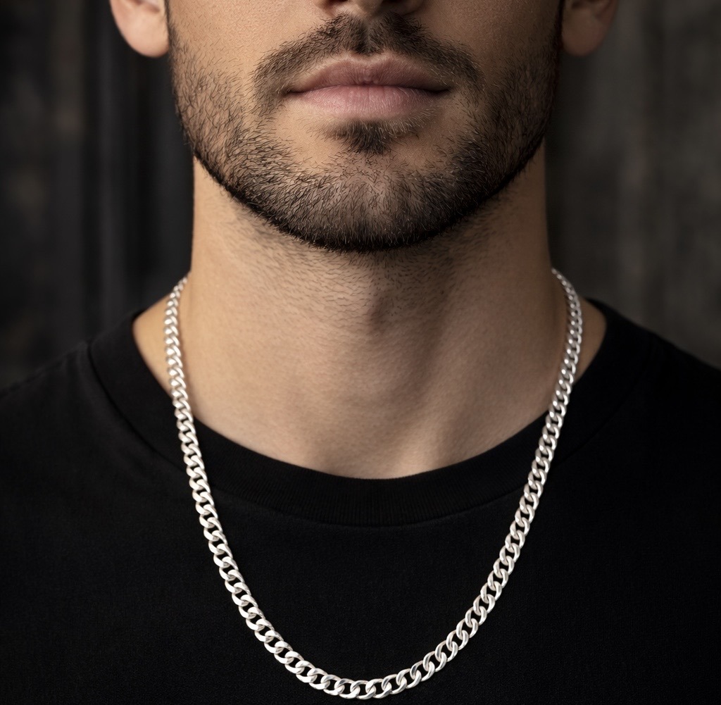Men’s Silver Chain - Image 3