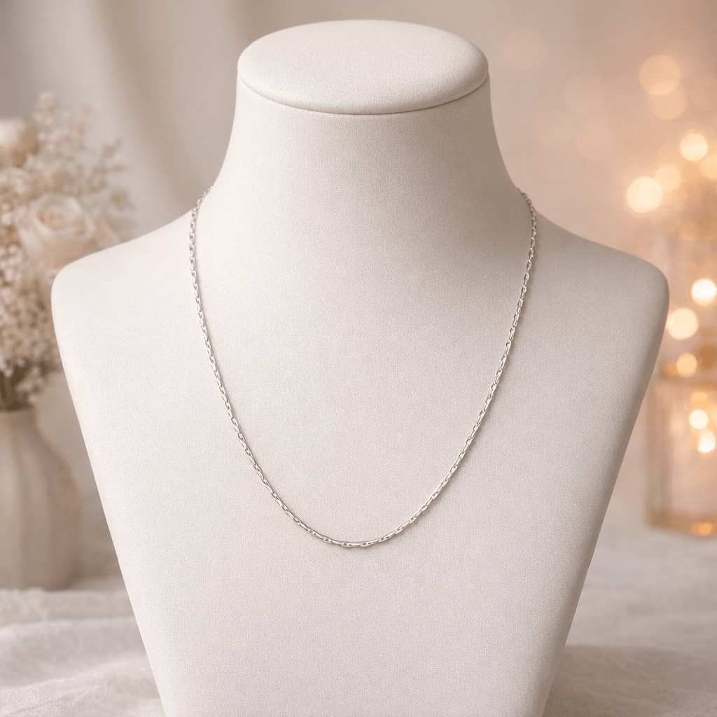 Silver link chain - Image 3