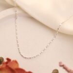Silver Bead Chain Necklace