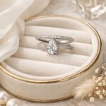 Elegant Pear-Cut Diamond Wrap Ring